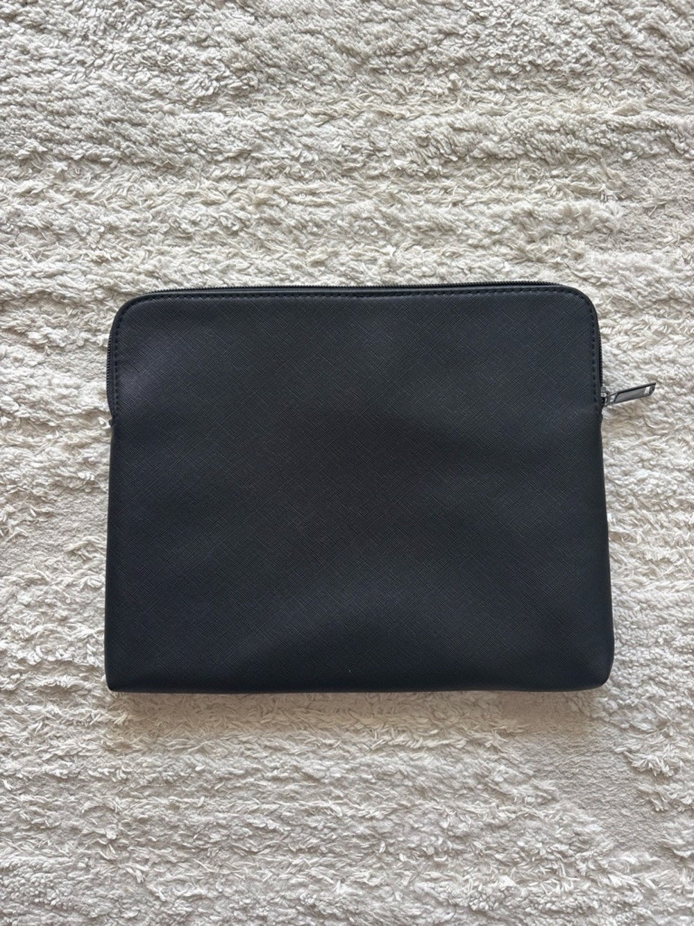 Bvlgari Black Leather Zip Clutch - Picture 2 of 5